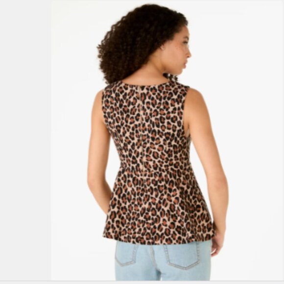 kate spade Spotted Leopard Bow-knot Top 14 NWT - Picture 3 of 3
